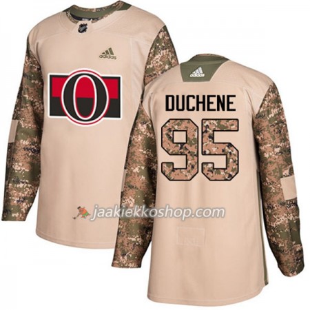 Miehille NHL Ottawa Senators Pelipaita Matt Duchene 95 Adidas 2017-2018 Camo Veterans Day Practice Authentic